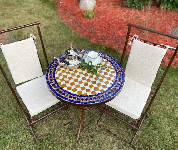 Moroccan on sale bistro set