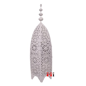 AMIRA Majestic Extra Large 37 Inch Hammered (Labor Day Sale) Metal Rustic Moroccan Indoor/Outdoor Lantern
