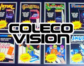 COLECOVISION Custom Replacement Game Storage Case and Art, 100's of Game Covers Available!!