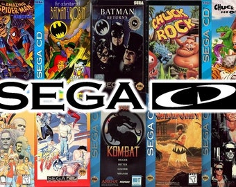 SEGA CD Custom Replacement Game Storage Case and Art, 100's of Game Covers Available!!