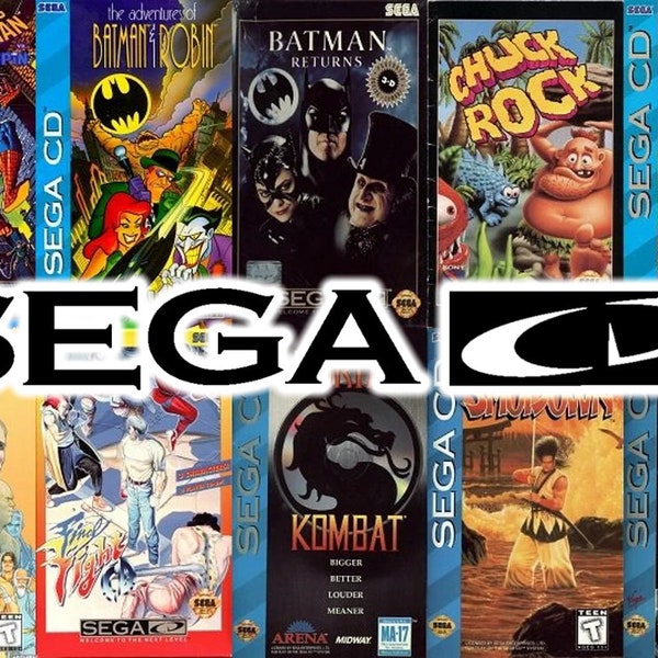 SEGA CD Custom Replacement Game Storage Case and Art, 100's of Game Covers Available!!