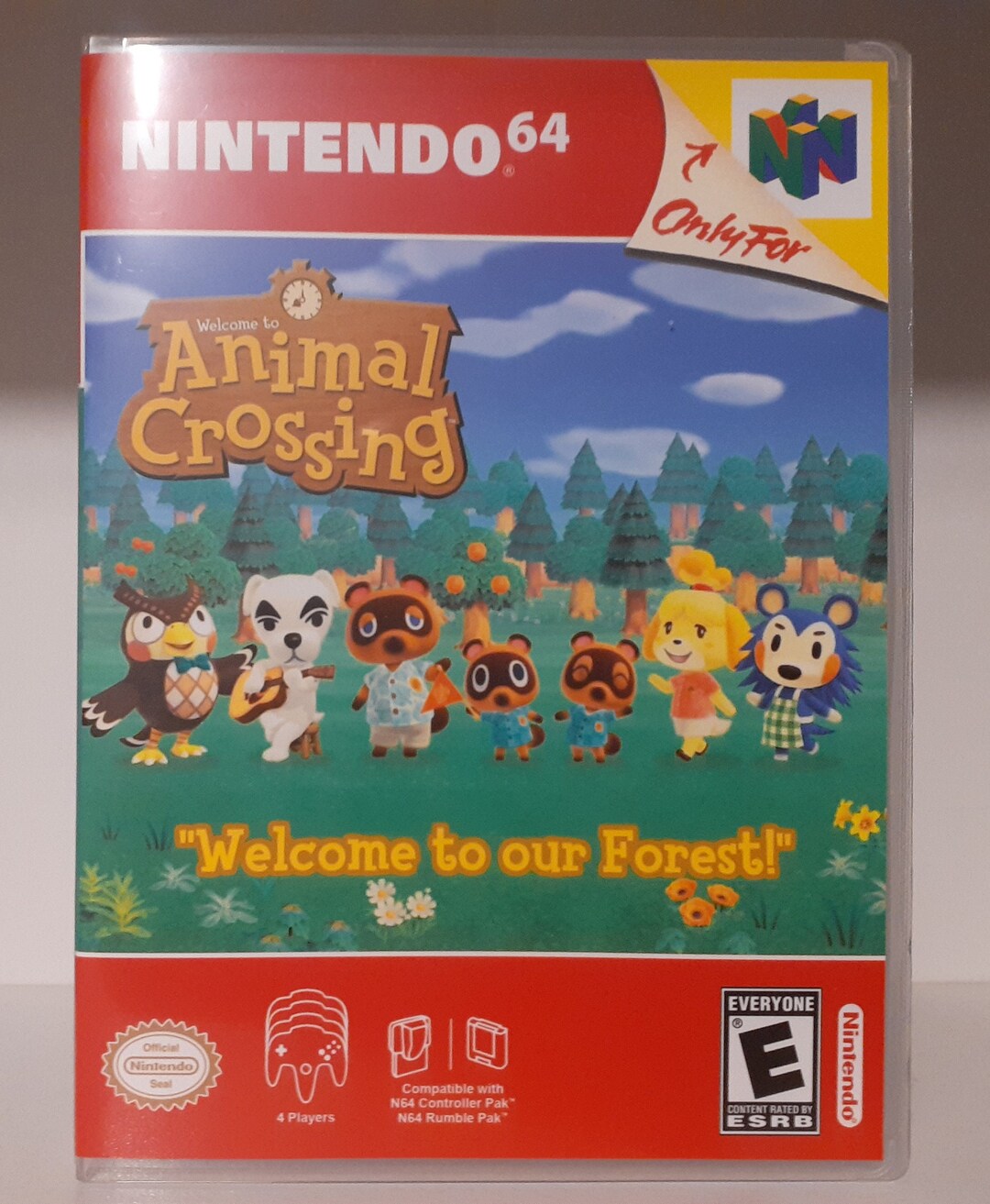 Animal Crossing NINTENDO 64 N64 Custom Game Case English Style - Etsy