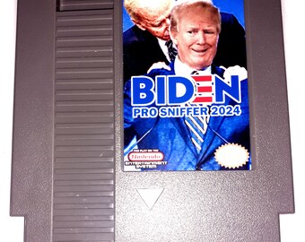 BIDEN Pro Sniffer 2024 Joe Biden Funny Nintendo NES Custom Video