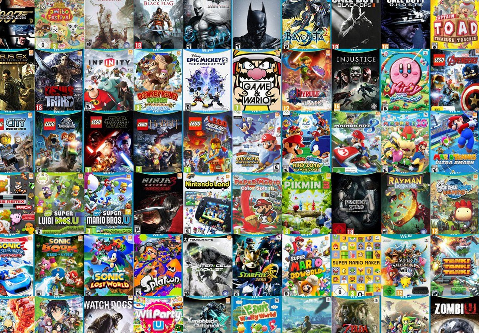 Nintendo Wii U Custom Replacement Game Storage Case 100 S Etsy