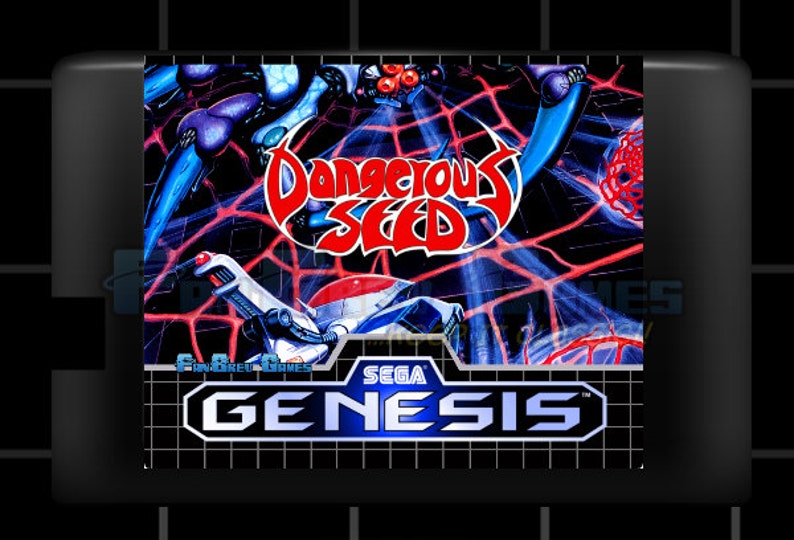 SPECIAL ORDER Dangerous Seed Unreleased Sega Genesis SHOOTER Fantastic Game!