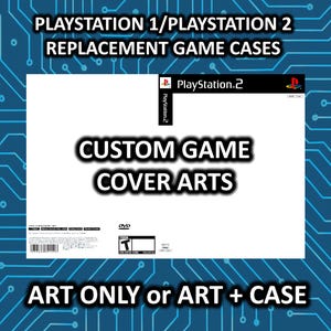 Photo Matte PS1 / PS2 Game Cover Art (Not Glossy) – Choose Case + Art or Art Only