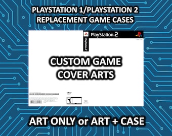 Photo Matte PS1 / PS2 Game Cover Art (Not Glossy) – Choose Case + Art or Art Only