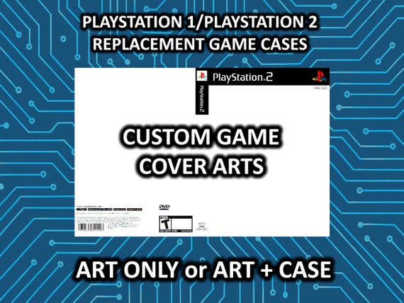 PS1 PS2 Game Case: Custom Replacement Art