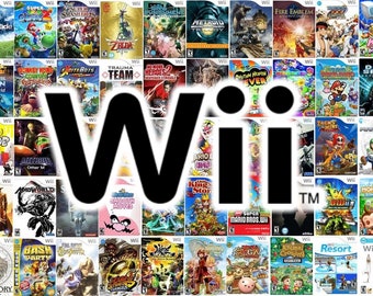 NINTENDO Wii Custom Replacement Game Storage Case and Art, 100's of Game Covers Available!!