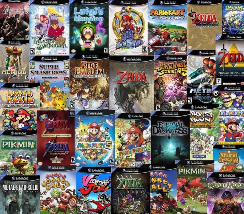 NINTENDO GAMECUBE Custom Replacement Game Storage Case Etsy