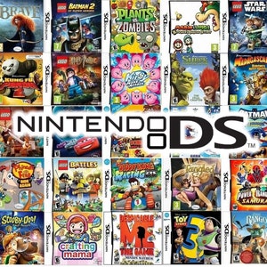 Étui de rangement personnalisé de remplacement pour le jeu et illustrations pour NINTENDO DS, des centaines de housses de jeu disponibles !