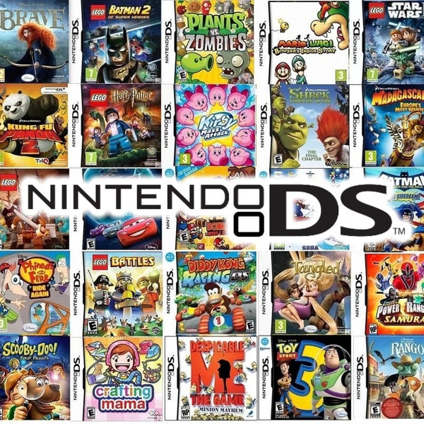 NINTENDO DS Custom Replacement Game Storage Case and Art, 100's of Game Covers Available!!