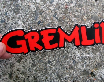 Gremlins Logo Aufkleber, Die Cut Aufkleber (20,5 cm)