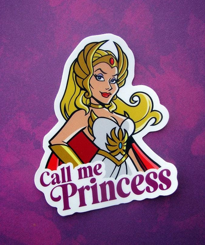 Adesivo She-Ra Vinile Decal - He-Man Principessa Del Potere Adora Eternia