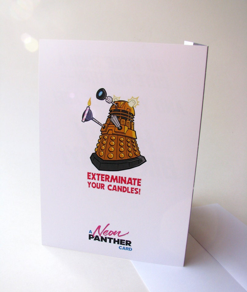 Doctor Who Birthday Card 5 X 7 Featuring 10th Doctor - Etsy