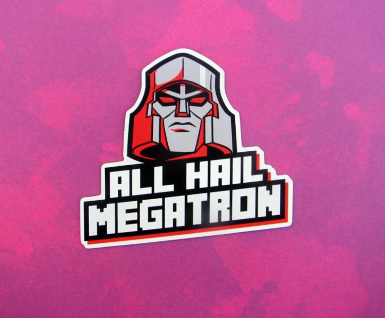 Megatron Text Transformers G1 Inspired Fridge Magnet Set - 3 Optimus Prime and ...