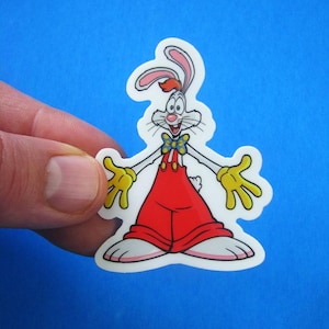 Roger Rabbit 2.5" Vinyl Sticker - Cartoon Die Cut Decal for Laptop, Skateboard, Vehicle, and more!
