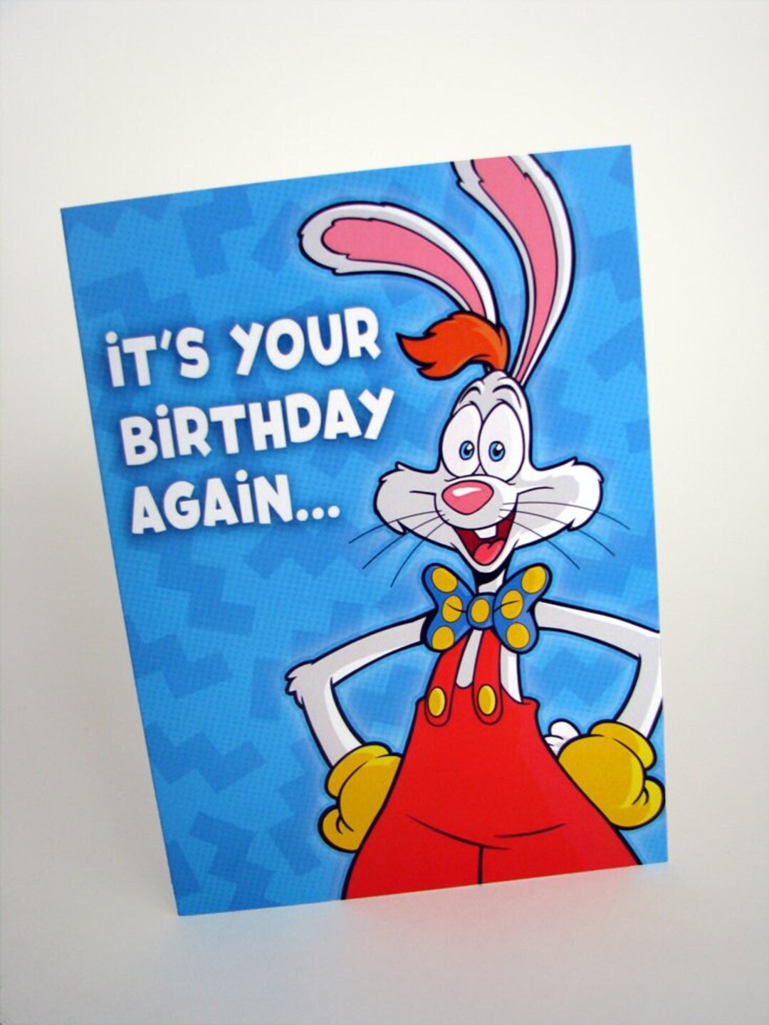 Roger Rabbit Birthday Card - 5 X7