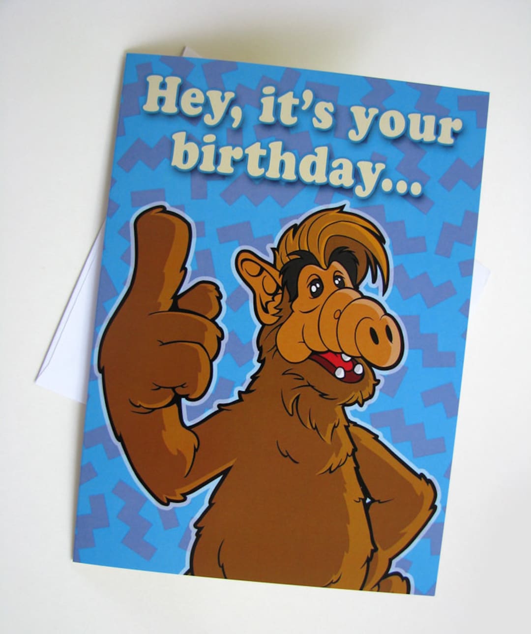 ALF Birthday Card 5 X 7 Premium ALF Funny TV Greeting Card - Etsy