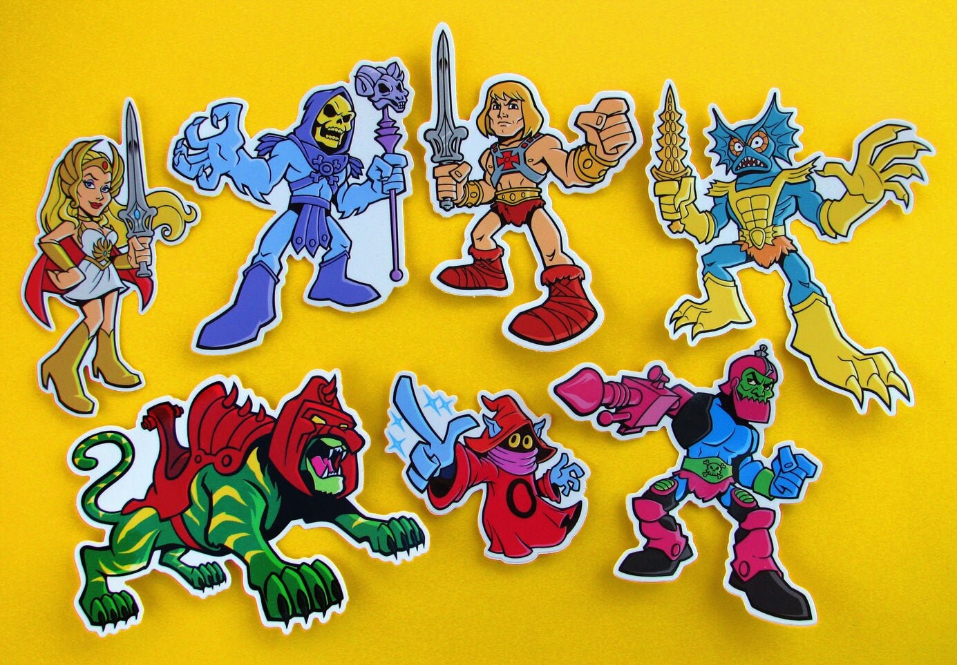 Masters of the Universe Stickers - Premium Vinyl Decals - He-man/Orko…