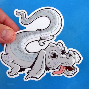 Falkor 4.5&quot; Vinyl Sticker - The NeverEnding Story Die Cut Decal for Laptop, Skateboard, Vehicle, and more!