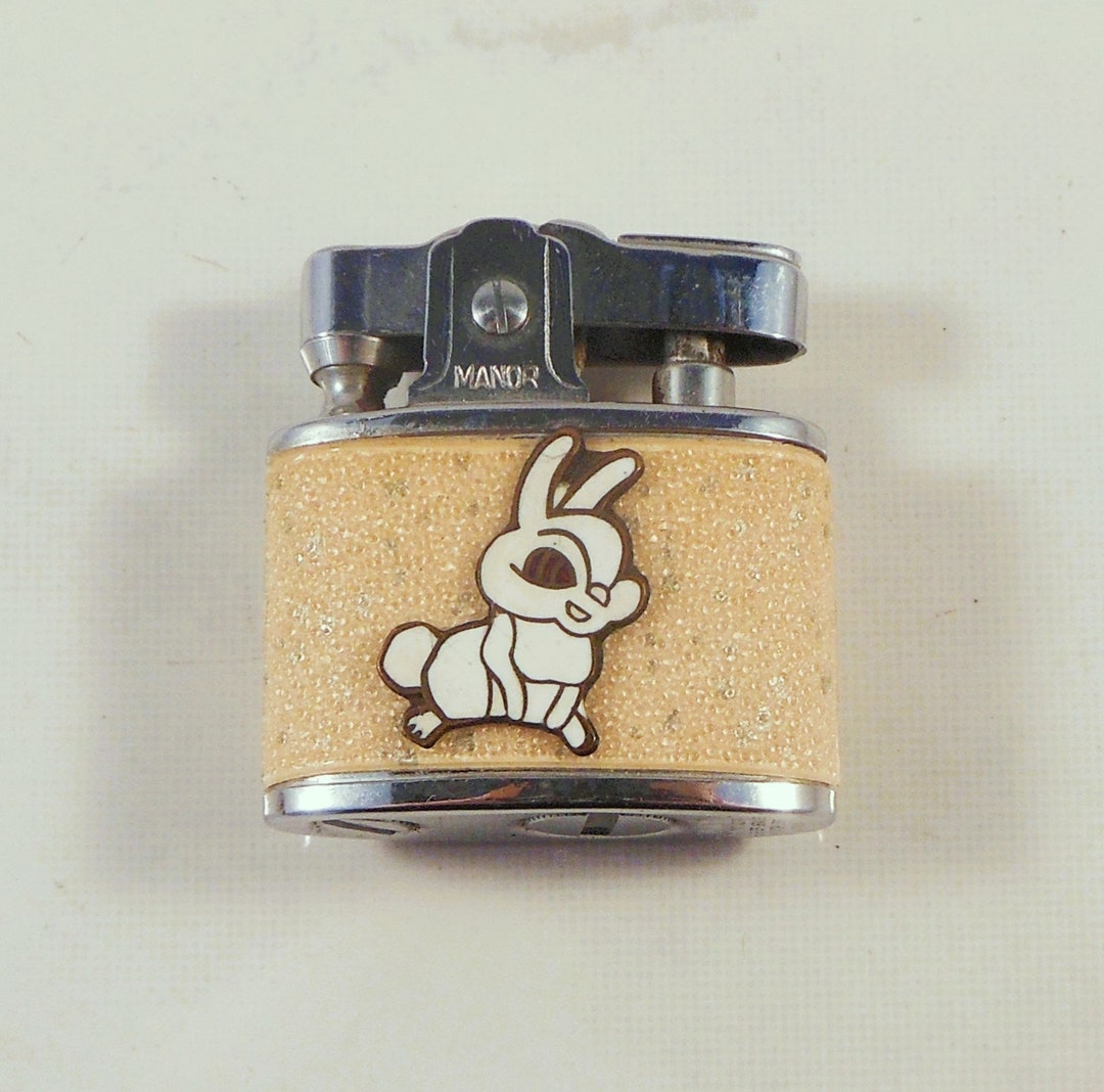 MANOR by Windsor Lighter Made in Japan With Rabbit Stainless Steel With ...