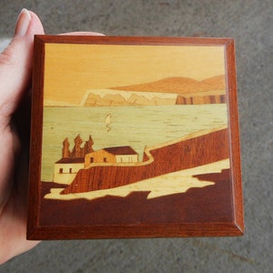 Rectangle Wood Plaque w/ Contrasting Inlay