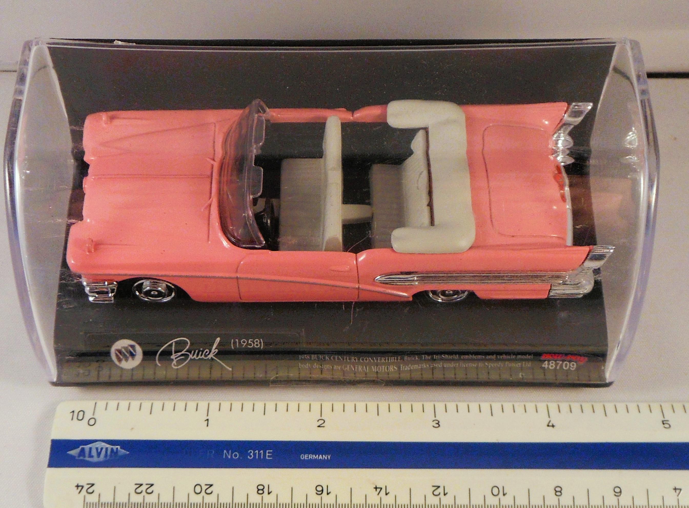 1958 Buick Convertible Diecast Car by New Ray New Old Stock in