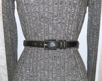 Mens Claudio Calestani Sterling Silver Buckle Set on 1.5 Inch