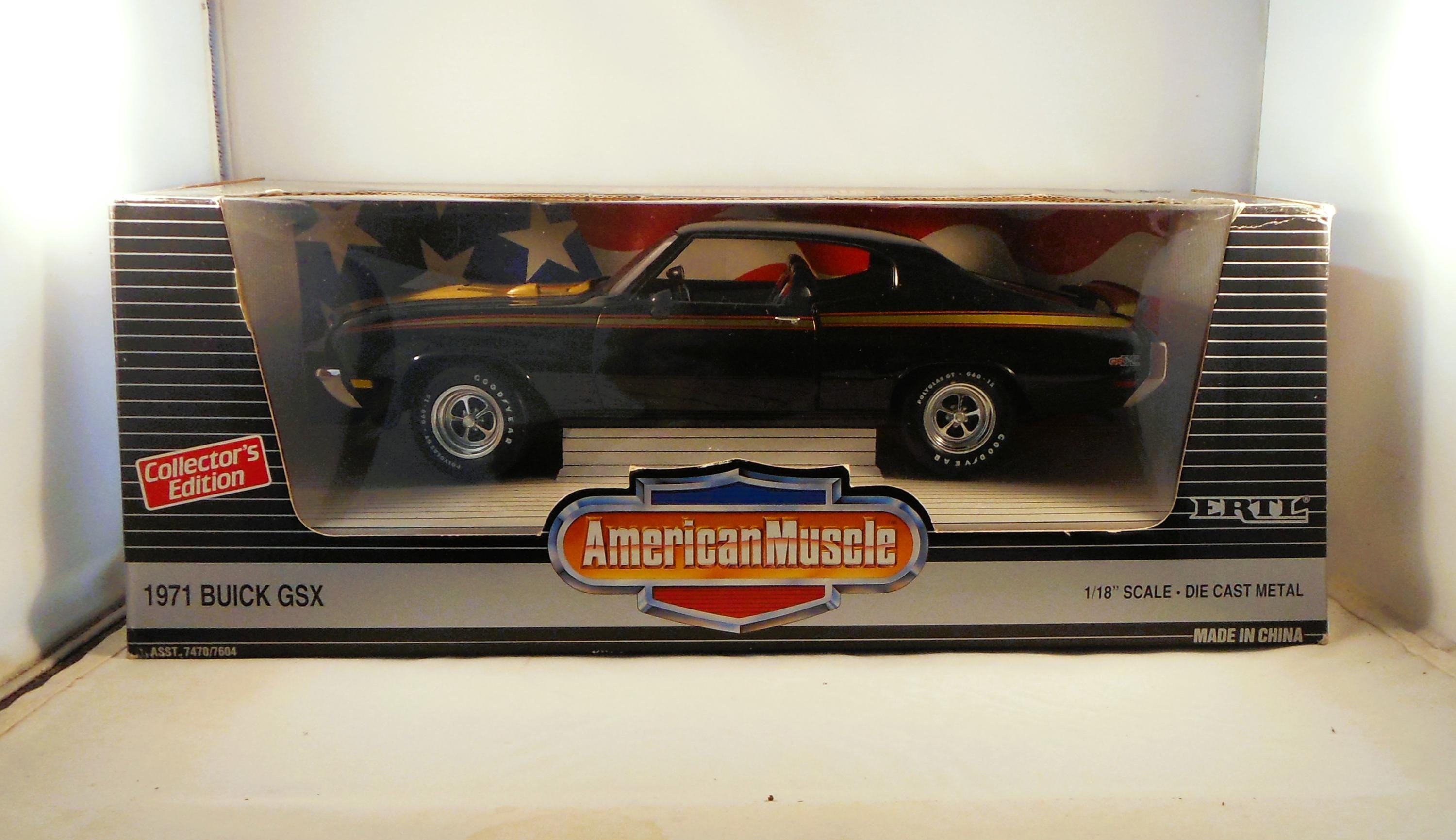 Ertl American Muscle 1971 Buick GSX Diecast Metal Car 1:18 Scale