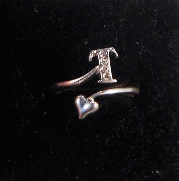 Sterling Silver Initial Rings - Your Choice of "S… - image 6