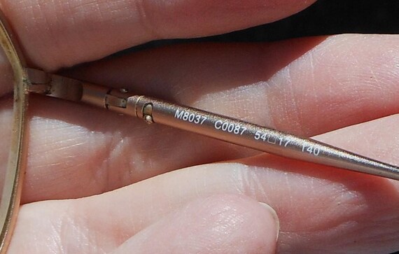 Eyeglass Frames Aviators With Tortoiseshell & Gol… - image 7