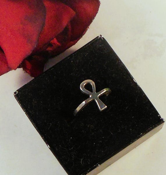 Sterling Silver Triple Ankh Ring Sterling Silver Triple Ankh Ring