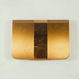 Vintage Compact by Lentheric Paris-New York Has Powder With Powder Puff - Mirror In Good Condition- Gold Tone Case - Great Collectibles