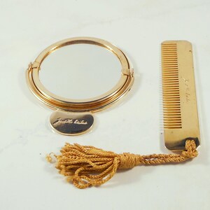 Small Mirror & Comb by Designer Judith Leiber Made in Italy  display picture 3