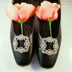 Sparkly Rhinestone Shoe Clips - Add Bling To Your Shoes - Fun Additions To Your Shoes or Clothing