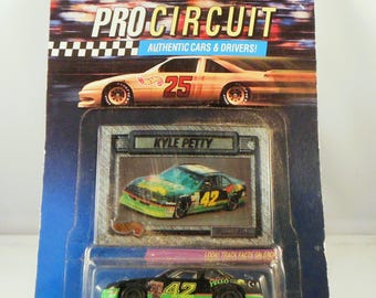 Kyle Petty #42 1:64 Scale Diecast Car in Original  Packaging Made by Hot Wheels Procircuit - NASCAR Memorabilia Collectible
