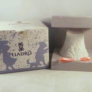 Lladro Porcelain Christmas Bell for 1997 In Original Box