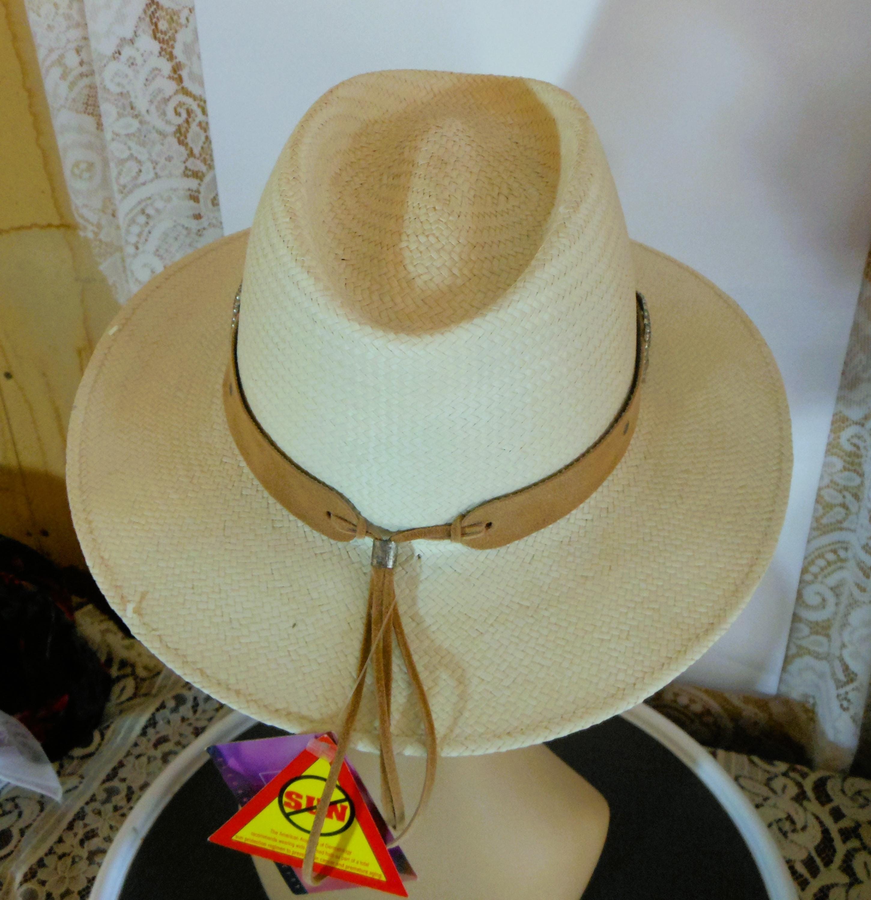 Scala Woman\'s Western Style Summer Festival  Concho Style Straw Hat Scala Women main image 3