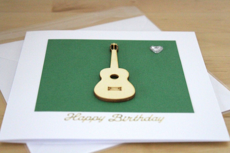 Guitar birthday card gift Unique Birthday card Electric guitar card gift Guitar card Personalised Guitar card gift