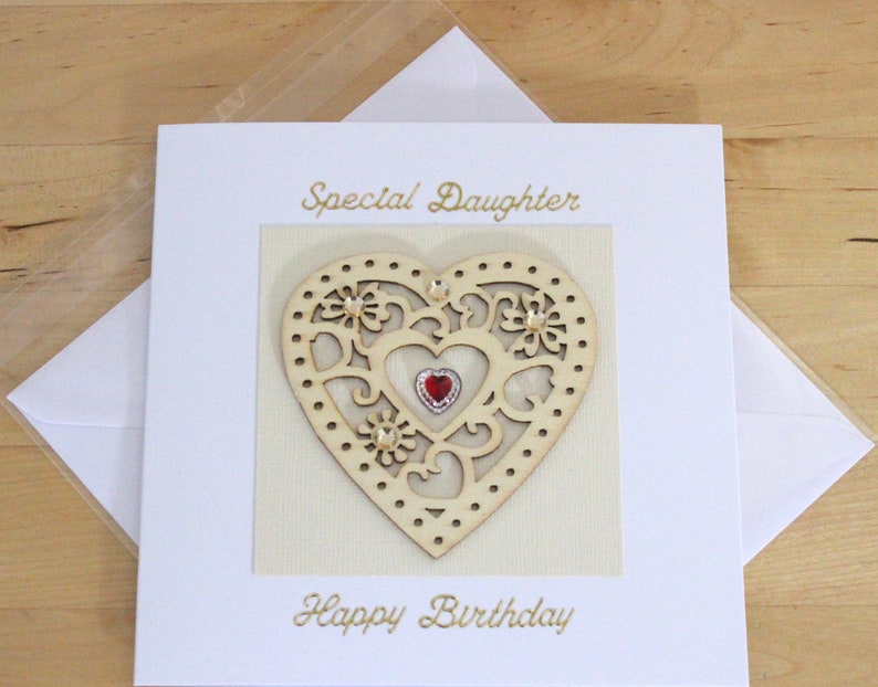 Daughter Birthday Card gift Luxury unique daughter