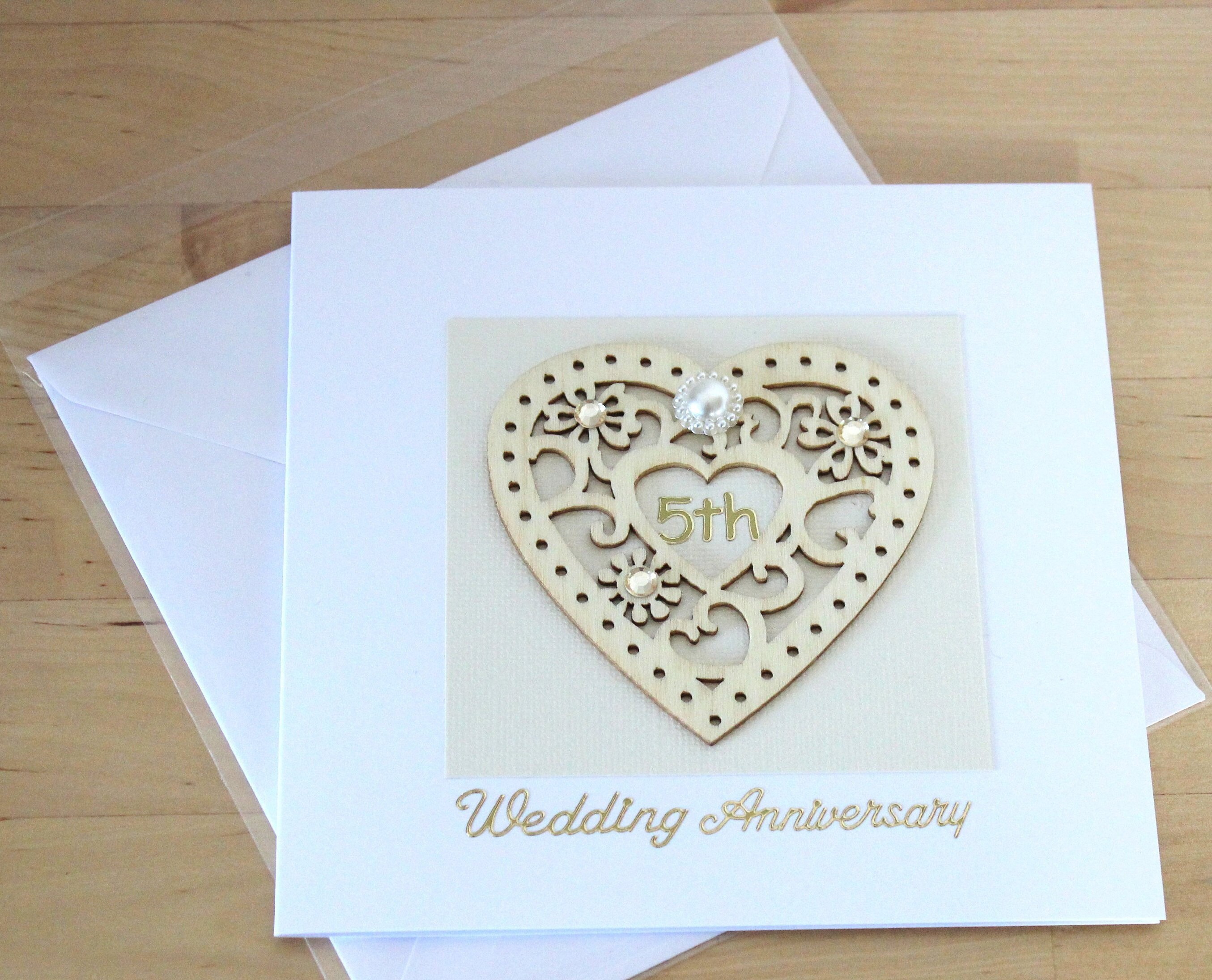 5th Wedding Anniversary Wood Card Gift 5th Anniversary Fifth Etsy 5th Wedding Anniversary Wood Card Gift 5th Anniversary Fifth Etsy