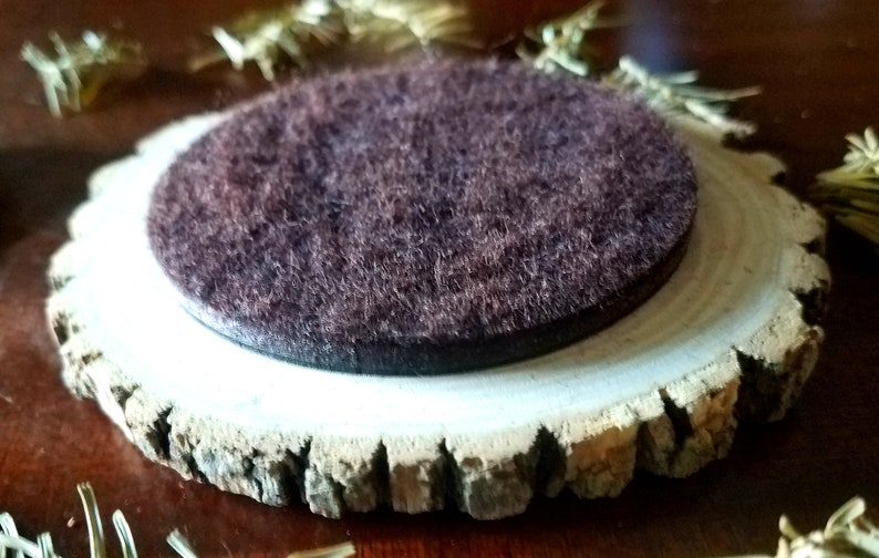 Rustic Pig Dual Purpose Whiteboard Eraser Office Coaster American Made American Reclaimed Wood Slice