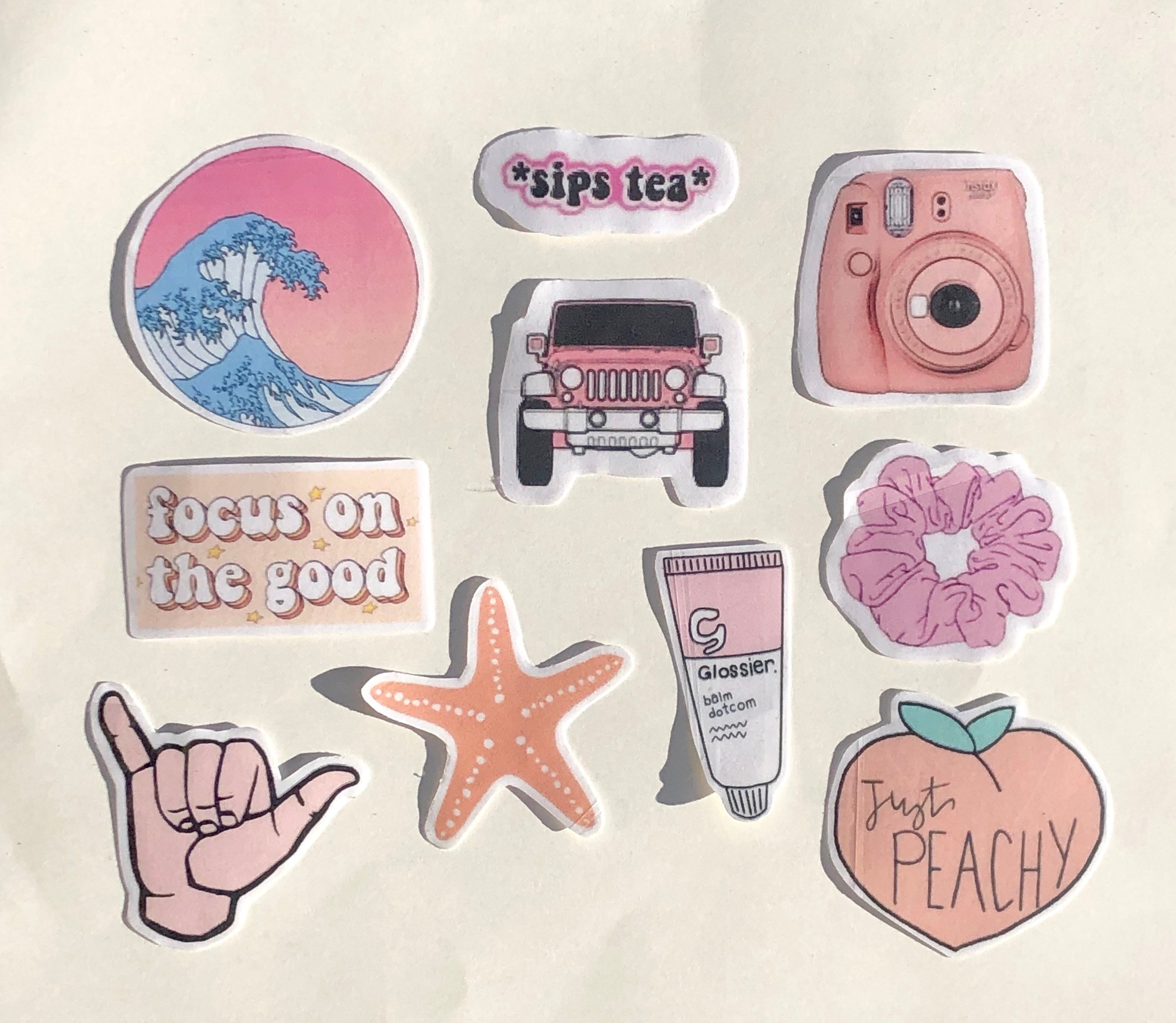 Рисунки наклейки эстетика