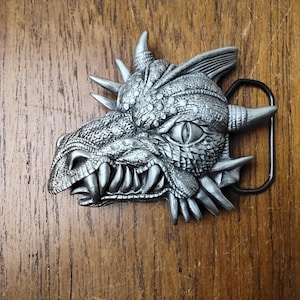 Vintage Dragon Belt Buckle