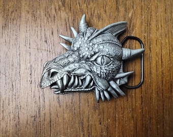 Vintage Dragon Belt Buckle