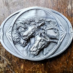 Vintage Horse Belt Buckle