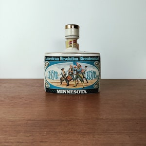 Vintage Early Times Bicentennial Limited Edition Decanter 1976 Minnesota