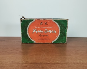 Vintage Mah-Jongg Jr. Boardgame