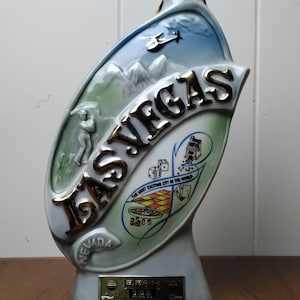 Vintage Las Vegas Jim Bean Decanter